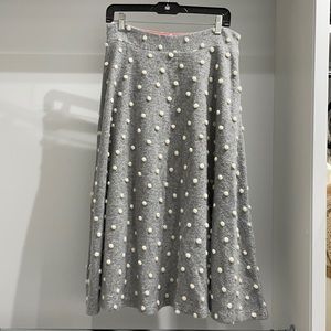 Polk a dot bound skirt by Anthropologie